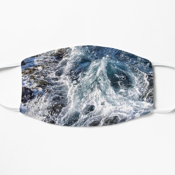 Water wave touching shore, Sydney, Kiama Mask