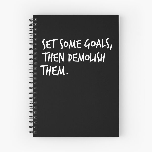 Item preview, Set some goals, then demolish them.  designed and sold by Worranarin.