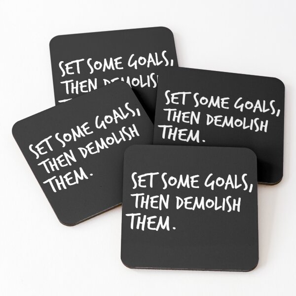 Item preview, Set some goals, then demolish them.  designed and sold by Worranarin.