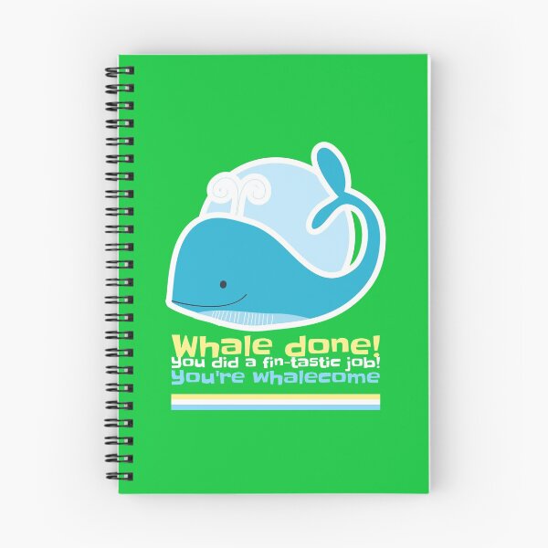Item preview, Whale done! Animal pun designed and sold by CocoAndMore.