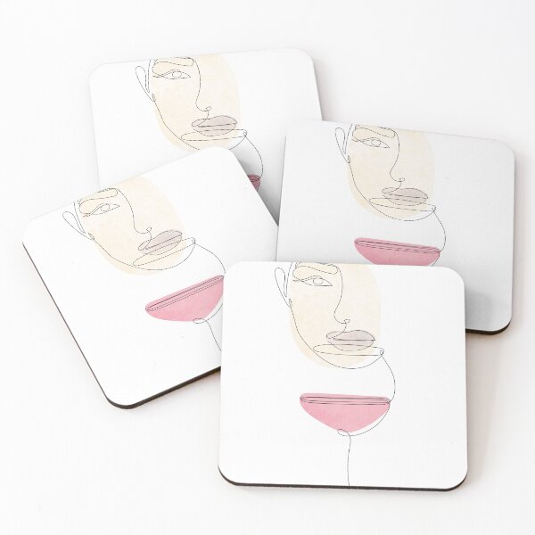 Item preview, female wine line designed and sold by SurfolioPrints.