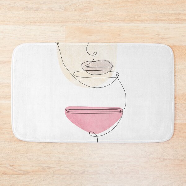 Item preview, female wine line designed and sold by SurfolioPrints.