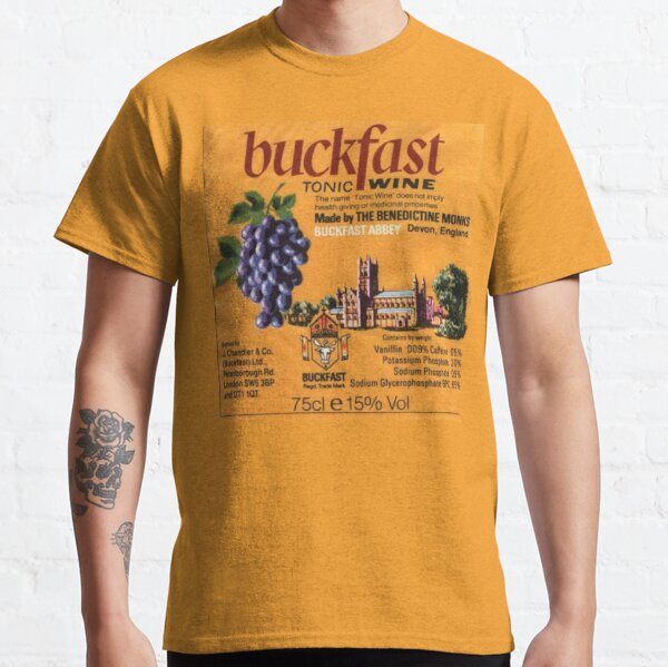 buckfast tonic wine t shirt