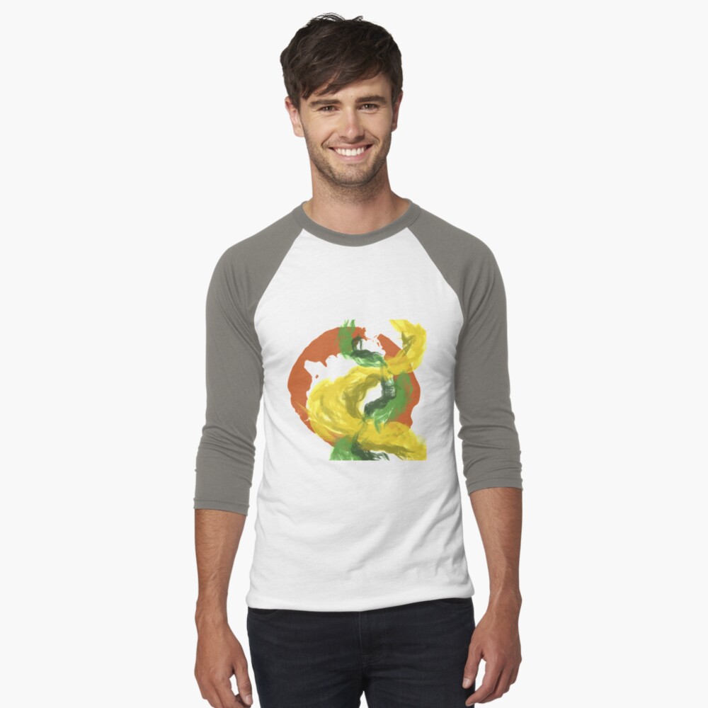 Item preview, Baseball ¾ Sleeve T-Shirt designed and sold by madday.