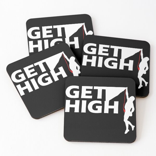 Item preview, Get High Boulder Climbing Mountaineering Mountaineers designed and sold by DerNerd.