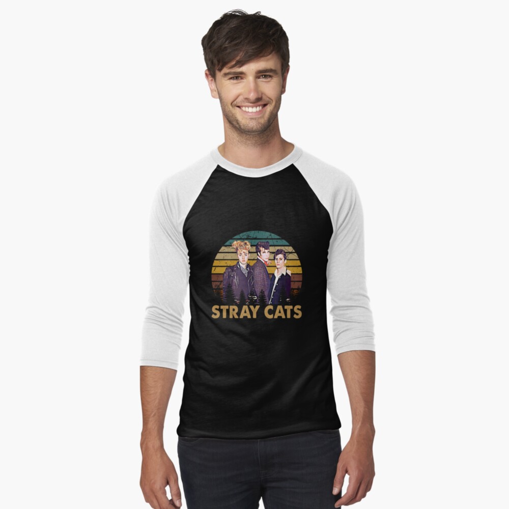 Vintage retro the stray cats band art gift