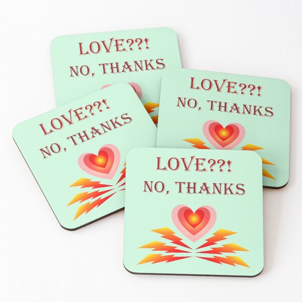 Item preview, Love??! No, thanks designed and sold by helenkaiy.