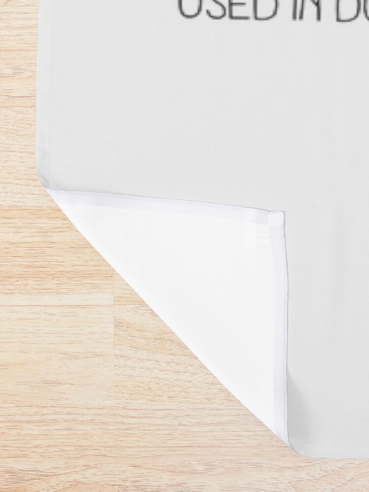 Alternate view of WAD format structure Shower Curtain
