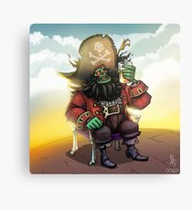 0029 - Bone Chair LeChuck Canvas Print