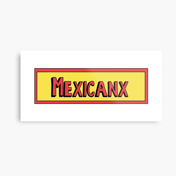 Mexicanx Bobs Hamburguesas Metal Print