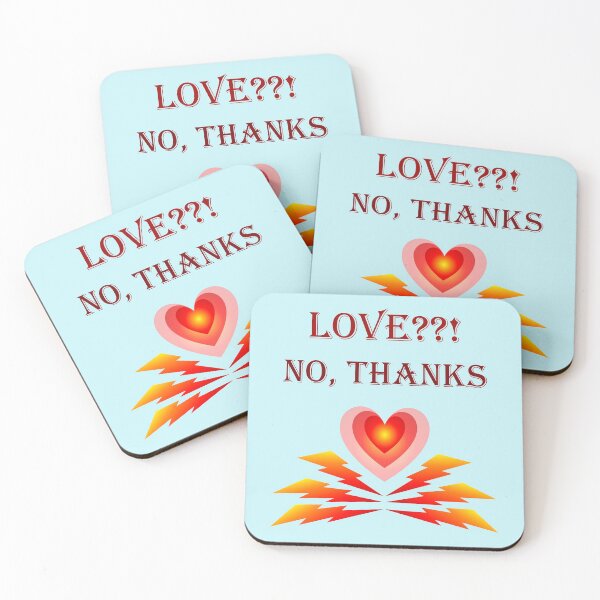 Item preview, Love??! No, thanks designed and sold by helenkaiy.
