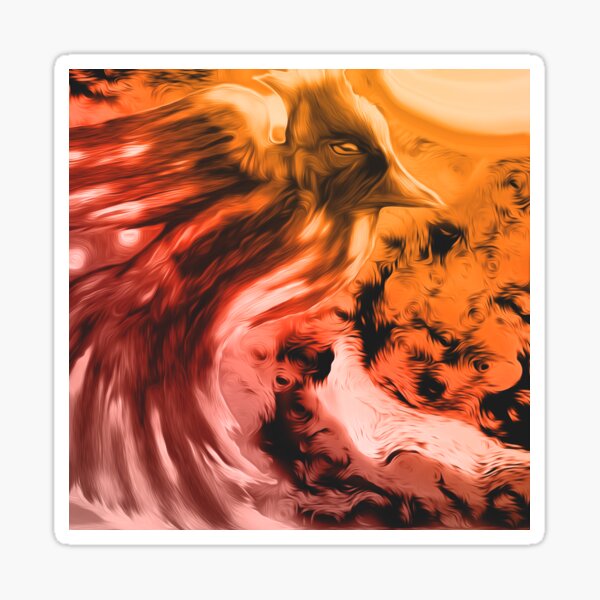 Fire Bird Sticker