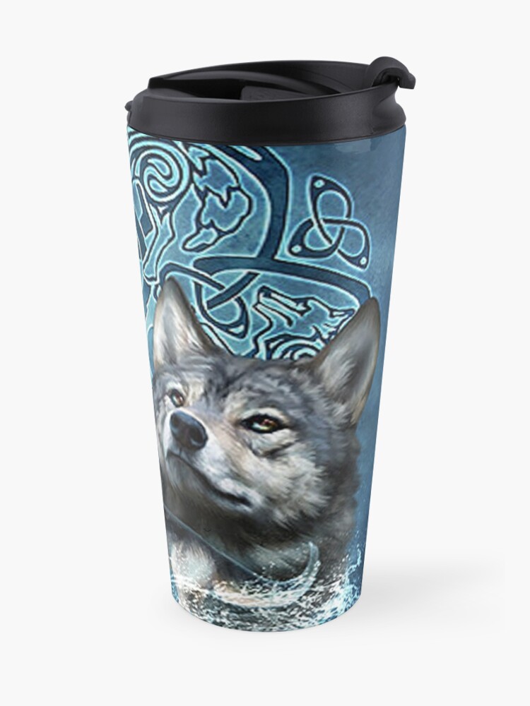 Alternate view of CELTIC WOLF Travel Coffee Mug