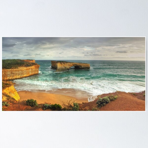 Artikelvorschau, Great Ocean Road: London Bridge, Victoria, Australien, Landschaften entworfen und verkauft von Ransyn Art.