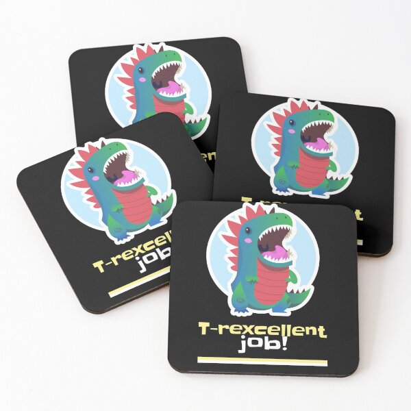 Item preview, T-rexcellent job! Dinosaur pun designed and sold by CocoAndMore.