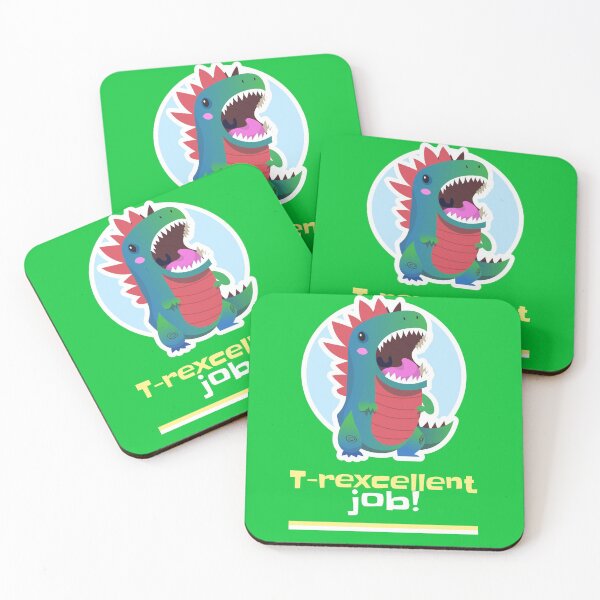 Item preview, T-rexcellent job! Dinosaur pun designed and sold by CocoAndMore.