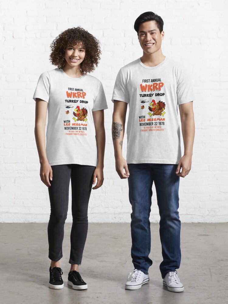 Official WKRP Turkey Drop Tee, TV Show Apparel