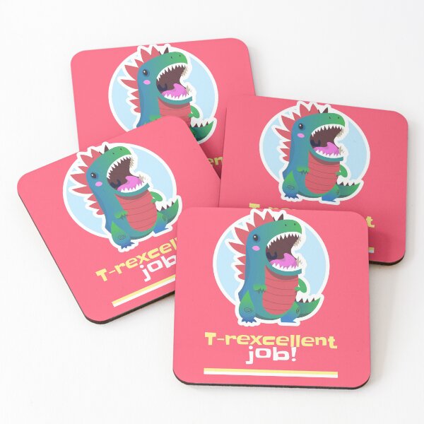 Item preview, T-rexcellent job! Dinosaur pun designed and sold by CocoAndMore.