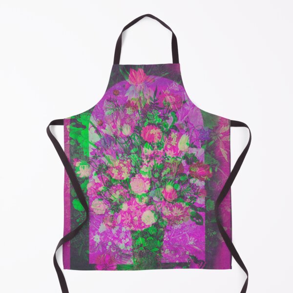 Item preview, Victorian flowers in green and purple designed and sold by Miss-Registered.