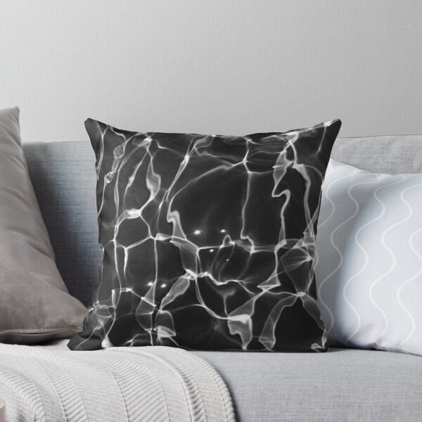 Item preview, Dream Lake: Abstract black and white light underwater print designed and sold by tenderlovingart.