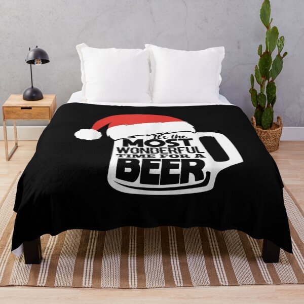 Item preview, It's The Most Wonderful Time For A Beer Christmas Funny Xmas designed and sold by Emilypoissonnie.