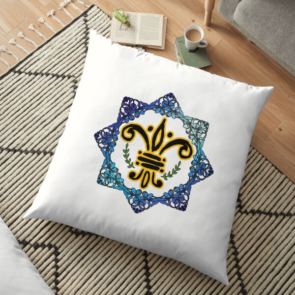 Colourful Art Floor Pillow
