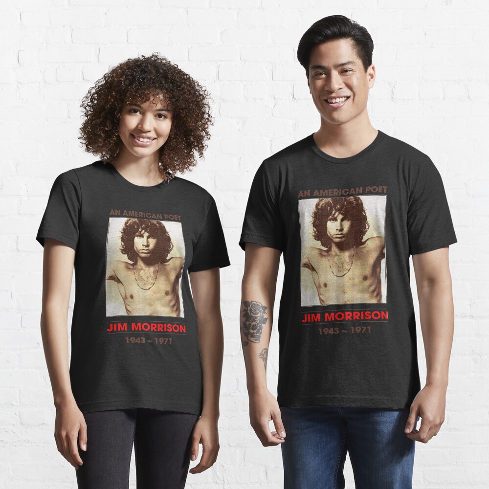 jim morrison american poet t shirt