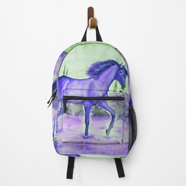 Item preview, Purple fantasy watercolor horse designed and sold by horseaddicted.