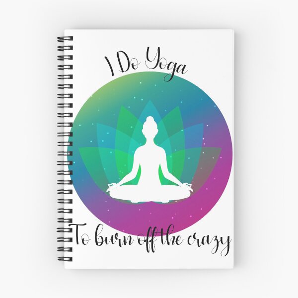 Item preview, I do yoga to burn off the crazy silhouette designed and sold by DBkaushal.
