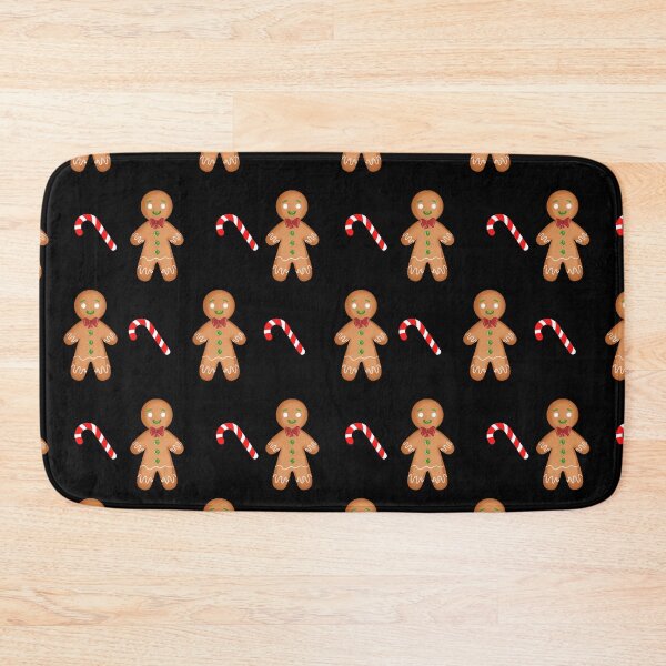 Item preview, Gingerbread Cookie Candy Cane Christmas Holiday Pattern designed and sold by SilverSquirrels.