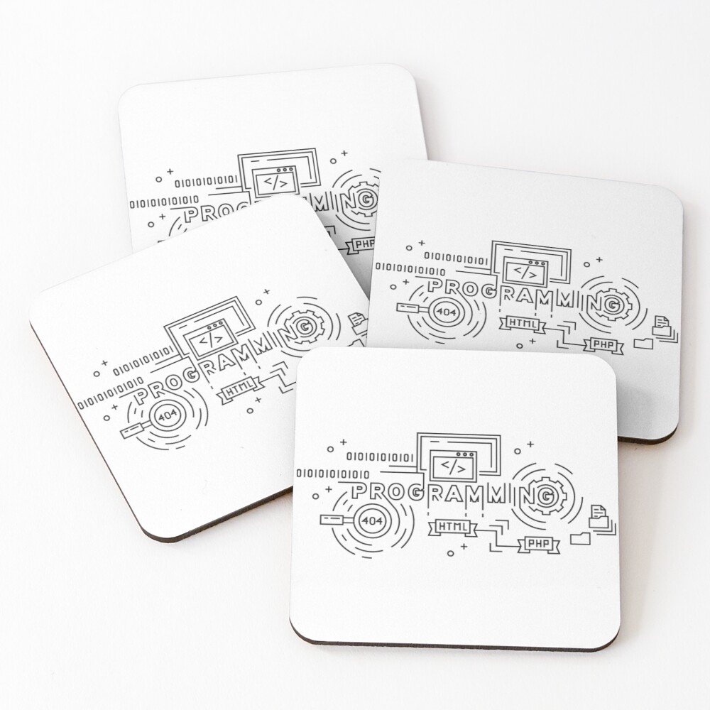 Item preview, Coasters (Set of 4) designed and sold by RuchikaArt.