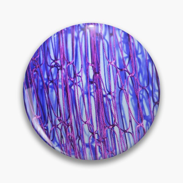 Item preview, Fishing nets in purples and blues designed and sold by chihuahuashower.