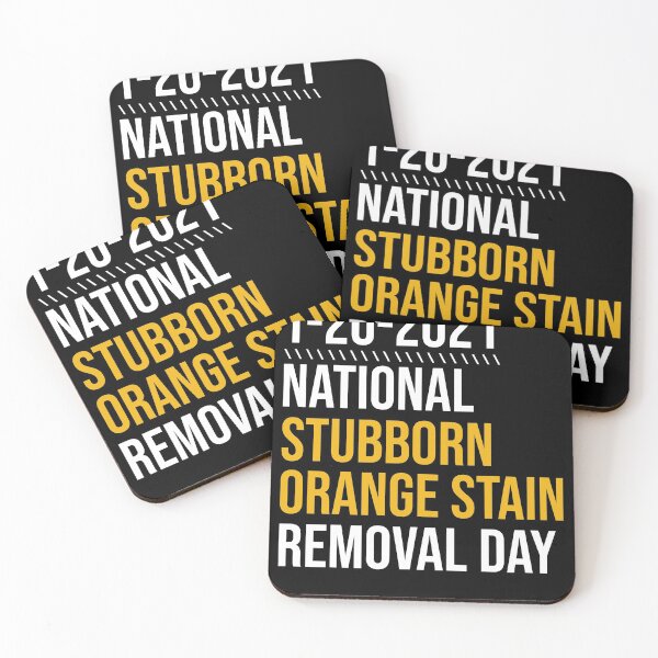 Item preview, 1-20-2021 national stubborn orange stain removal day designed and sold by MonaMortiz.