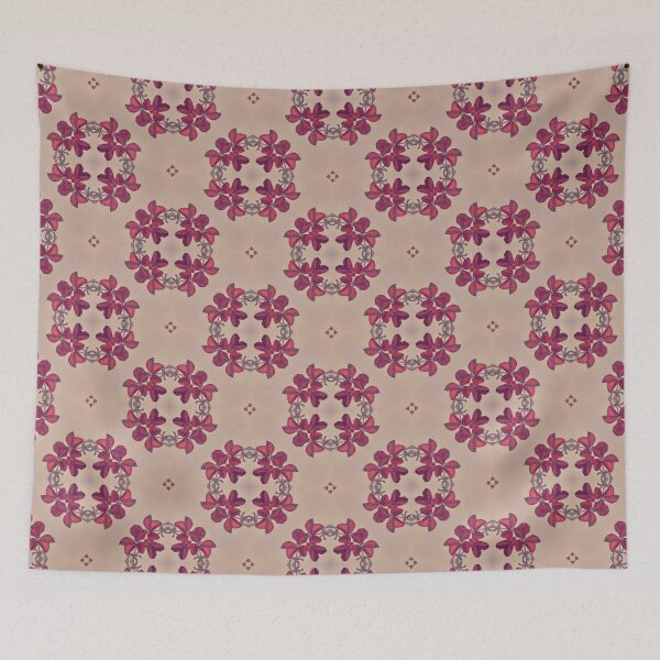Item preview, Red, Floral Watercolor, tiny flower drawing, floral Geranium, Pelargonium designed and sold by ZenArt-Fern.