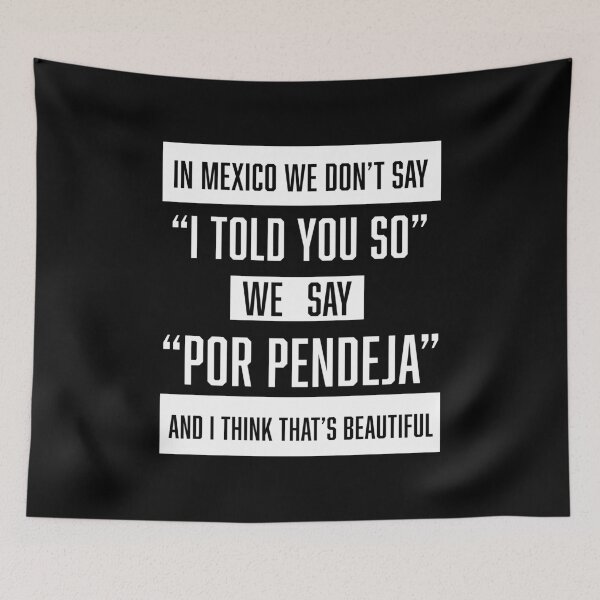 Item preview, In Mexico We Don't Say "I told you so" designed and sold by Mexikawaii.