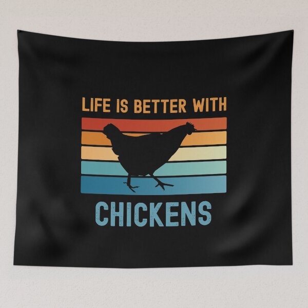 Item preview, Life is better with Chickens designed and sold by LushCatDesign.