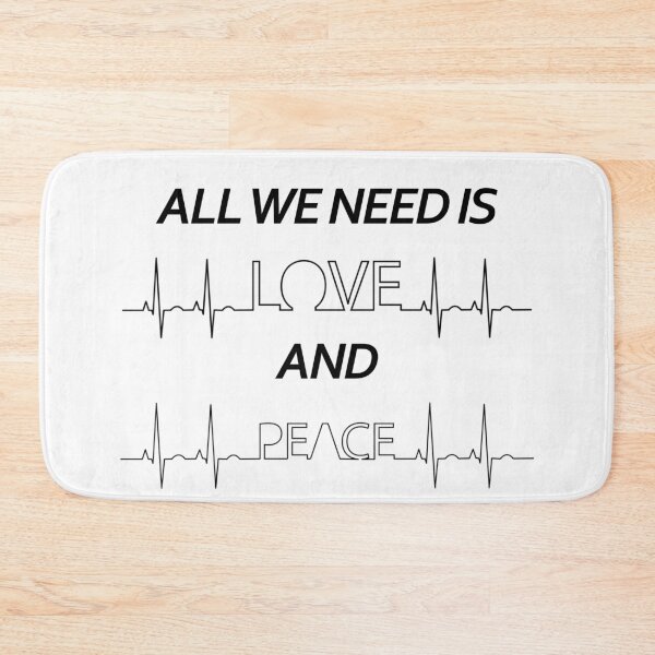 Item preview, All We Need Is Love And Peace  designed and sold by TeesByMark.
