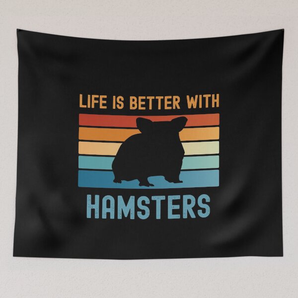 Item preview, Life is better with Hamsters designed and sold by LushCatDesign.