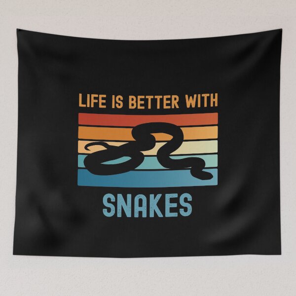 Item preview, Life is better with Snakes designed and sold by LushCatDesign.