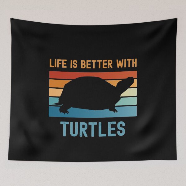 Item preview, Life is better with Turtles designed and sold by LushCatDesign.