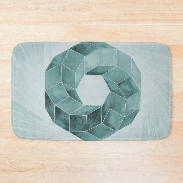 Item preview, Watercolor Impossible Polyhedron . Green .  designed and sold by maruwatercolor.