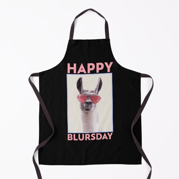 Item preview, Happy Blursday, Big sunglasses Llama designed and sold by BeebopGraphics.