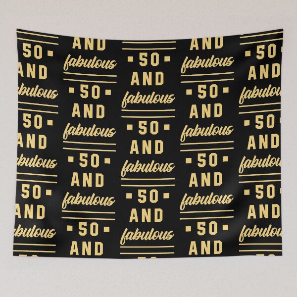 Item preview, 50 and Fabulous - Birthday Gift designed and sold by DiogoCalheiros.