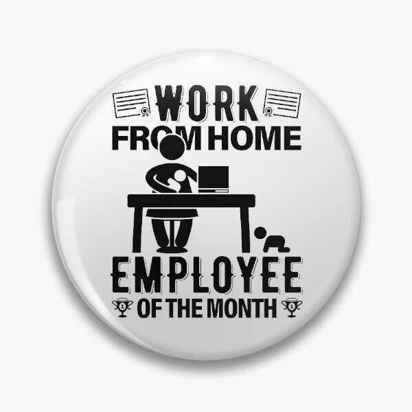 Item preview, Work From Home Employee Of The Month | Mom Boss designed and sold by GravitiTees.