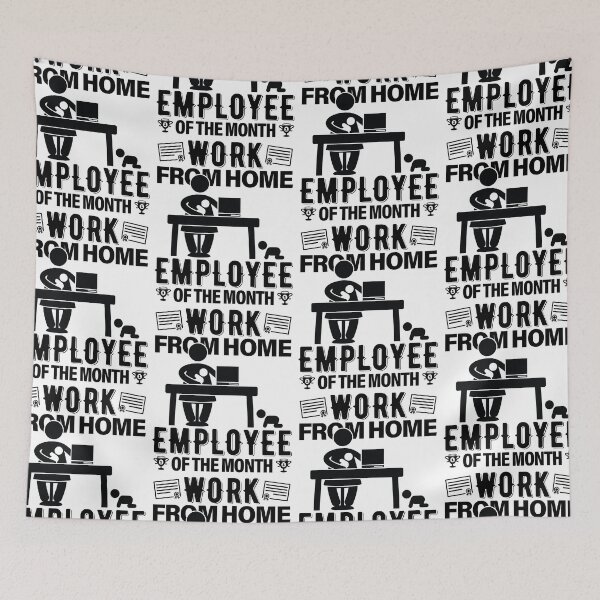 Item preview, Work From Home Employee Of The Month | Mom Boss designed and sold by GravitiTees.