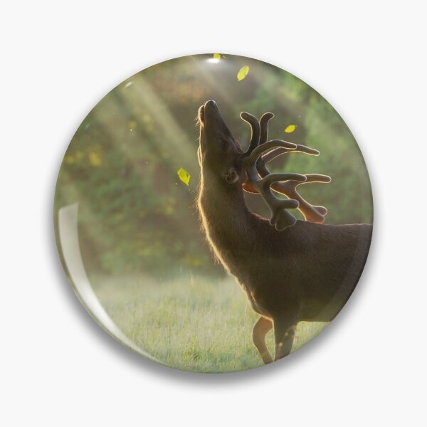 Item preview, Dawn Stag in Green Summer Rain designed and sold by Junkyardmax.