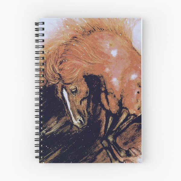 Item preview, Chestnut horse watetcolor painting designed and sold by horseaddicted.