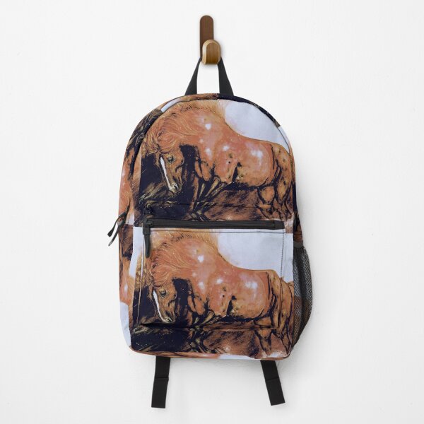 Item preview, Chestnut horse watetcolor painting designed and sold by horseaddicted.