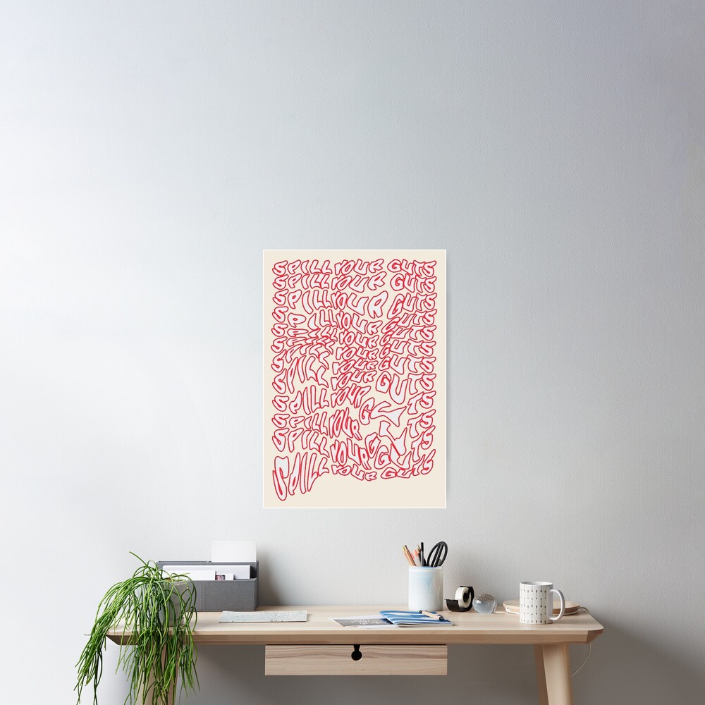 Spill Your Guts Design Poster