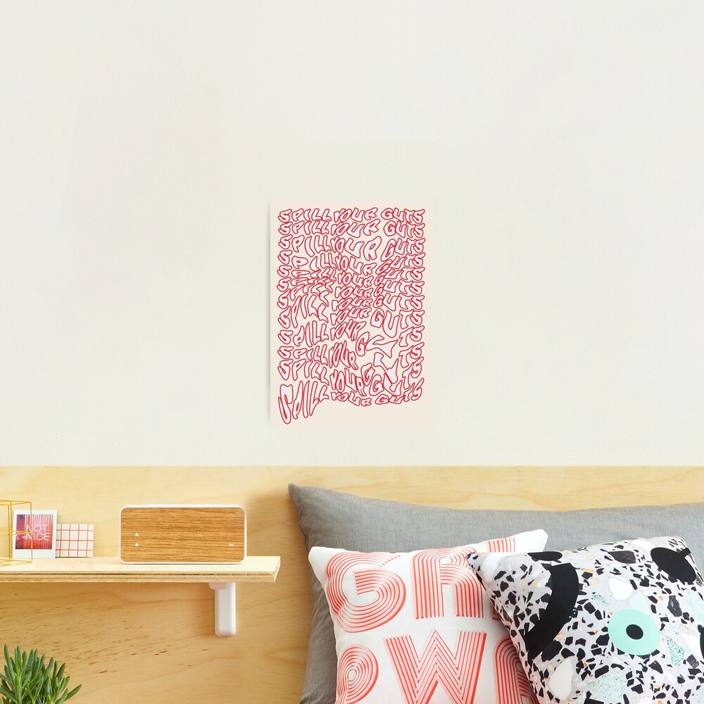Spill Your Guts Design Photographic Print
